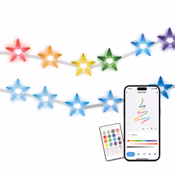 Ksix BXLEDST5MST, Kit d'éclairage intelligent, Wi-Fi, Blanc, LED, Multicolore, 20 lm