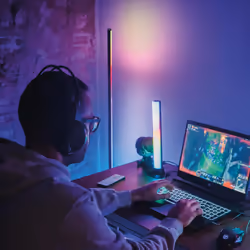 Ksix BXLAMP04 éclairage intelligent Éclairage de plancher intelligent Wi-Fi/Bluetooth Noir 12 W