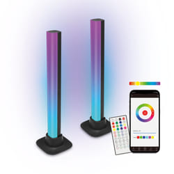 Ksix BXLAMP05 éclairage intelligent Éclairage de plancher intelligent Wi-Fi/Bluetooth Noir 5 W