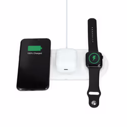 Ksix BXCQI10QC02 chargeur d'appareils mobiles Écouteurs, Casque, Smartphone, Smartwatch Blanc Secteur, USB Charge rapide Intérieure