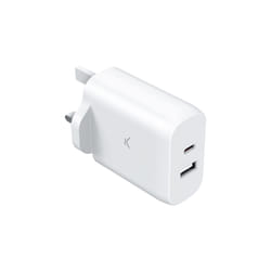 Ksix BXCDC45DUK chargeur d'appareils mobiles Universel Blanc Secteur Charge rapide Intérieure