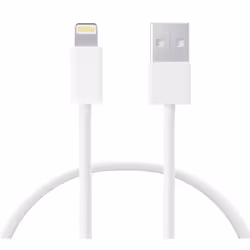 Contact LCL2001ALB, 1 m, Lightning, USB A, Mâle, Mâle, Noir