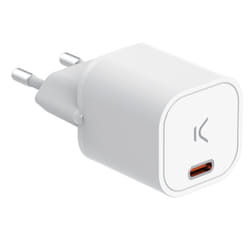 Ksix BCD20GAN01B Universel Blanc Secteur Charge rapide Intérieure
