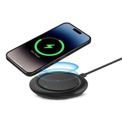 Ksix BXCQI1501N chargeur d'appareils mobiles Universel Blanc USB Recharge sans fil Charge rapide Intérieure