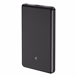 Ksix BPB5000MAG01GR banque d'alimentation électrique Lithium Polymère (LiPo) 5000 mAh Gris