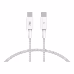 Ksix BCL6501CCB, 1 m, USB C, USB C, USB 2.0, 0,48 Gbit/s, Blanc