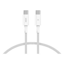 Ksix BCL6501CCB câble USB USB 2.0 1 m USB C Blanc