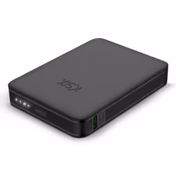 Ksix Nano, 5000 mAh, Lithium Polymère (LiPo), 20 W, Noir