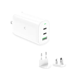 Ksix BCD65TR01B chargeur d'appareils mobiles Universel Blanc Secteur Charge rapide Intérieure