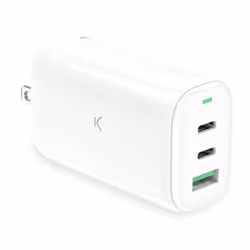 Ksix BCD65TR01B chargeur d'appareils mobiles Universel Blanc Secteur Charge rapide Intérieure
