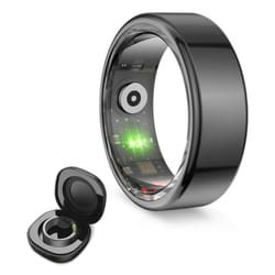 Ksix Saturn Non Anneau intelligent de suivi d'activité IP68 Noir