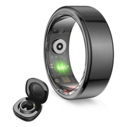 Ksix Saturn Non Anneau intelligent de suivi d'activité IP68 Noir