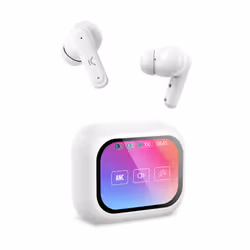 Ksix Vision, True Wireless Stereo (TWS), Appels/Musique/Sport/Au quotidien, 20 - 20000 Hz, Casque, Blanc