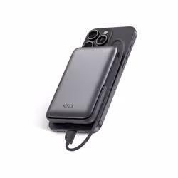 Ksix BPB10PD22INTSG banque d'alimentation électrique Lithium Polymère (LiPo) 10000 mAh Recharge sans fil Gris - Vue supplémentaire 6