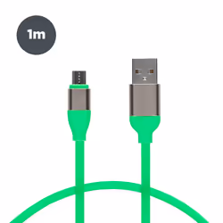 Contact BXCUSB2M08, 1 m, USB A, Micro-USB A, 480 Mbit/s, Vert