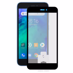 Ksix B9071SC07N, Xiaomi, Redmi Go, Résistant aux rayures, Résistant aux chocs, Noir, Transparent, 1 pièce(s)