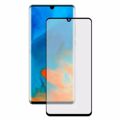 Film Protecteur en Verre Trempé pour Téléphone Portable Huawei P30 Pro Noir