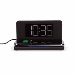 Ksix BXCQI09 chargeur d'appareils mobiles Smartphone Noir USB Recharge sans fil Charge rapide Intérieure