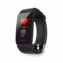 Contact LXHR3N, Bracelet connecté, 2,44 cm (0.96"), TFT, 50 mAh, IP64, Noir