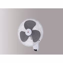 FM Calefacción VM-140-M, Ventilateur à lame domestique, Noir, Blanc, Mur, 40 cm, 7,5 h, Secteur