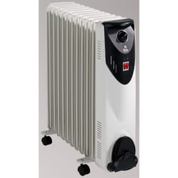 FM Calefacción RW-25 Noir, Gris 2500W Radiateur