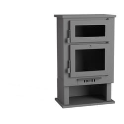 Fm Biomasa - fm Poêle à bois en acier CH-3 11kW avec four