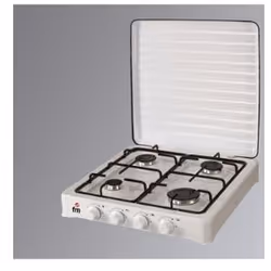 FM Calefacción HG-400, Blanc, Comptoir, Gaz, Émaillé, 4 zone(s), 4 zone(s)