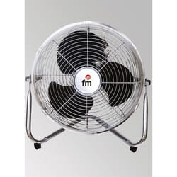FM Calefacción F-30 ventilateur Noir, Argent