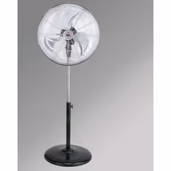 FM Calefacción FP-45, Ventilateur à lame domestique, Noir, Chrome, Sol, Métal, 45 cm, Secteur
