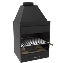 Barbecue charbon bois fm BF-60 à poser ou à encastrer