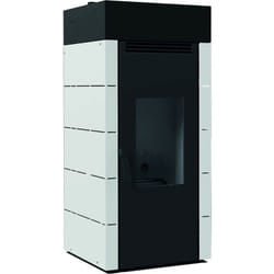 Fm Poêle à granulés canalisable BP-701 17,5kW Blanc