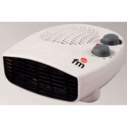 FM Calefacción Mallorca, Chauffage de ventilateur électrique, Sol, Blanc, Rotatif, 2000 W, 1000 W