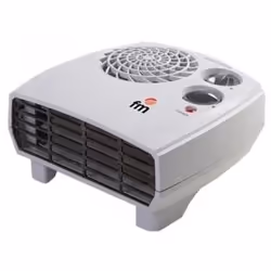 FM Calefacción Palma, Chauffage de ventilateur électrique, Sol, Blanc, Rotatif, 2000 W, 1000 W