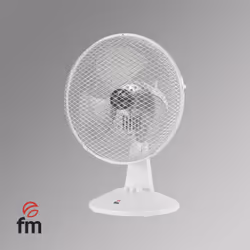 FM Calefacción SB-123, Ventilateur à lame domestique, Blanc, Sol, Table, Boutons, Secteur, 25 W