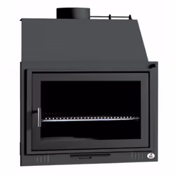 Dimensions : Hors-tout L.1017 P.620 H.1050 mm Grille L1.870 L2.670 P.500 mm Sortie de fumée Ø200 mm Poids 93 kg Combustible : ...