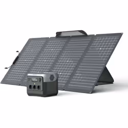 Description générale Chargez efficacement votre station électrique portable RIVER 2 Pro avec ce panneau solaire pliable et lé ...