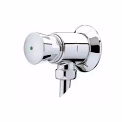 Robinet d'urinoir temporisé pour installation murale. Recommandé pour les urinoirs muraux ou suspendus. Corps en laiton chrom ...