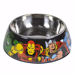 Marvel Mangeoire pour chiens 760 ml Mélamine Rouge Métal