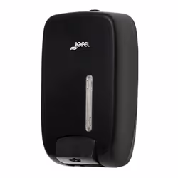 Distributeur de savon intemporel en abs recyclé jofel noir. Distributeur de savon liquide avec réservoir rechargeable. Réserv ...