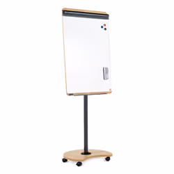 Rocada NAT0616 chevalet de conférence et accessoires Autonome 690 x 1130 mm Mélamine, Acier Noir, Blanc, Bois