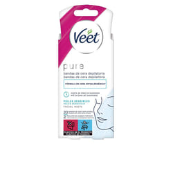 Bandes De Cire Pure peaux sensibles du visage 20 u