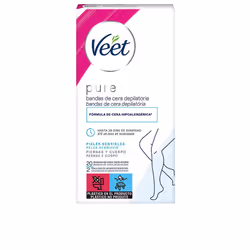 Pure Wax Stripes corps peau sensible 20 u