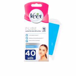 Pure Wax Bands visage peau sensible 40 u