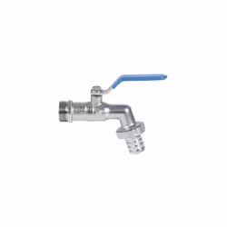 Le robinet à levier Genebre Sphère avec serrure MM 1/2x3/4 en laiton 3059 04 est idéal pour contrôler le débit d'eau avec pré ...