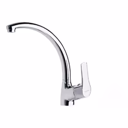 Mitigeur évier bec haut moulé orientable Titanium, chromé RAMON SOLER référence 1892 - Type de produit : mitigeur évier. - De ...