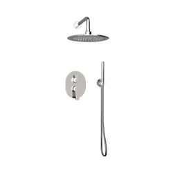 Ensemble mitigeur de douche encastré 2 voies TITANIUM - design rond - Ramon Soler K1815021
