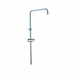 Tubo telescópico sin inversor para conjunto gran ducha Ø24 mm. Acabado cromado brillante . Temperatura recomendada de agua ca ...