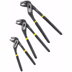 Jeu de pinces à canal : 8" (200 mm) 10" (250mm) 12" (300mm) 7 positions réglables Anti-pincement JEU DE TROIS PINCES À CANAL ...