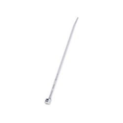 Unex - Collier de serrage gris 2244-3. 4,8mm x 188mm. Sachet de 100 pièces.