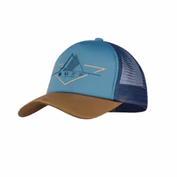 Buff 122599.754.10.00, Adulte, Casquette, Bleu, Marron, ONE SIZE, Bandeau athlétisme, Été